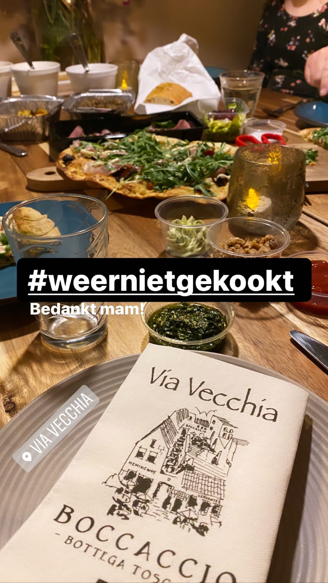 Wat ik at bij Via Vecchia